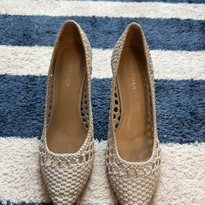 Marc Fisher White Heels Women Size 8.5